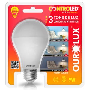 LAMP LED 3 INTENSID. 9W 2700K BIV E27