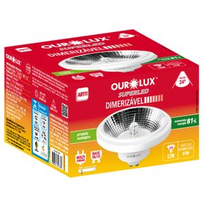 LAMP LED AR111 DIMER 12W 2700K BIV 24