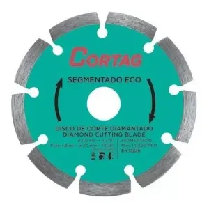 Disco Diamantado Segmentado Eco 110mm Cortag