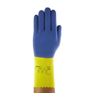 Luva Neoprene Azul AM 87-224 T 08  ANSELL