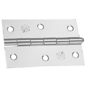 Dobradiça Pino Simples Zincado 3.1/2" 24 Peças Silvana