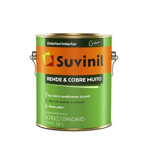 Tinta Acrílica Rende & Cobre Fosco Marfim 3,6L Suvinil