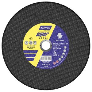 Disco de Corte Super Aços Ar 312 300x3.2mm Norton