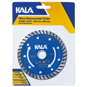 Disco Diamantado Turbo 4.3/8"x20mm 15000rpm Kala