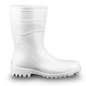 Botina Cano Curto Flex Forrada Branca N33 Sete Leguas