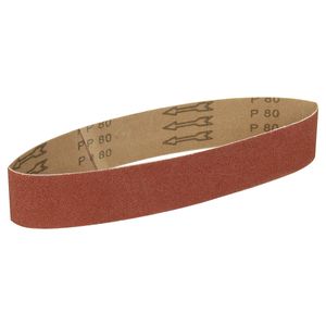 Cinta de Lixa Grão 80 50 x 686 mm  5 peças Woker