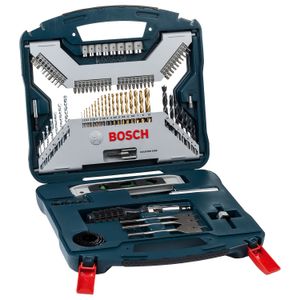 Jogo de Brocas e Bits Titanium X-Line com 100 Peças Bosch