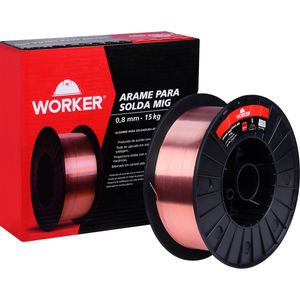 Arame de Solda Mig Carretel de Plástico 15kg Worker