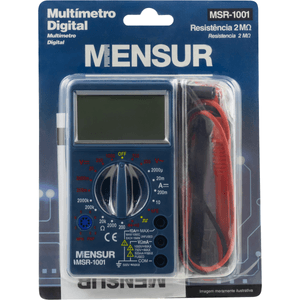 Multímetro Digital 2MOhms MSR-1001 Mensur