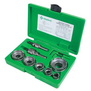Jogo Serra Copo 8 Peças Metal Duro 7/8" a 2-1/2" GreenLee