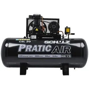 Compressor de Ar 20 Pés 200L Schulz