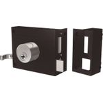 Fechadura Portão Tetra 1701 Preto Stam