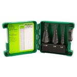 Jogo de Brocas 3 Peças Escalonadas GSBSET3 Greenlee