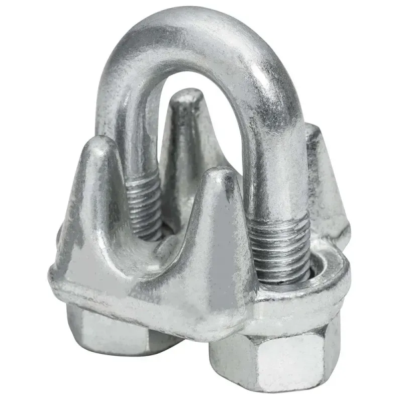 Grampo para Cabo de Aço Galvanizado 3/8" x 9,5mm Acerosid