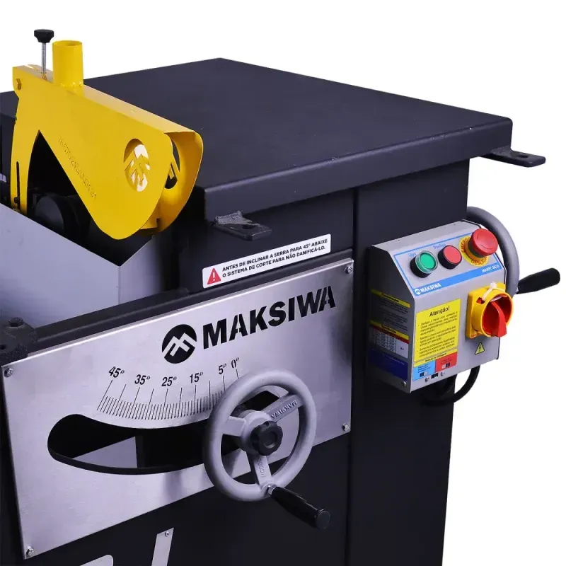 Serra Esquadrejadeira Inclinável ESQ.1900.I Black Edition 1900mm Maksiwa