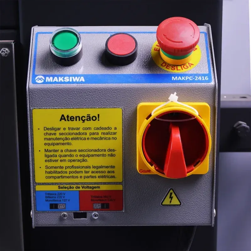 Serra Esquadrejadeira Inclinável ESQ.1900.I Black Edition 1900mm Maksiwa