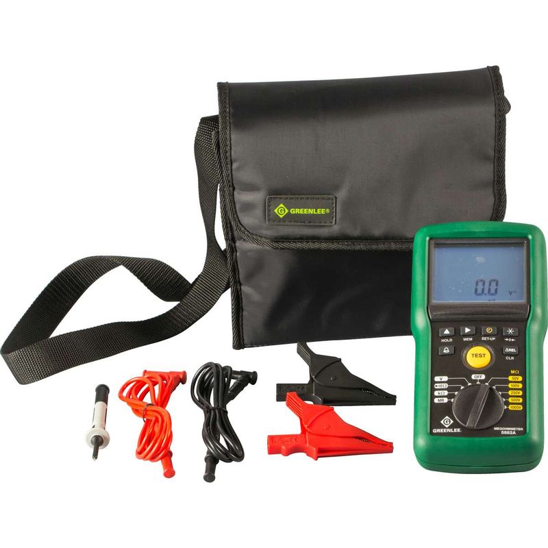 Megômetro Digital Portátil 1kV CAT IV 600V Greenlee