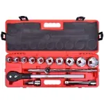 Jogo Soquetes Estriados 14 Peças Worker