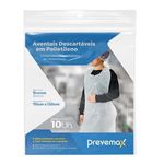 Avental Descartável Polietileno 10 Peças Worker