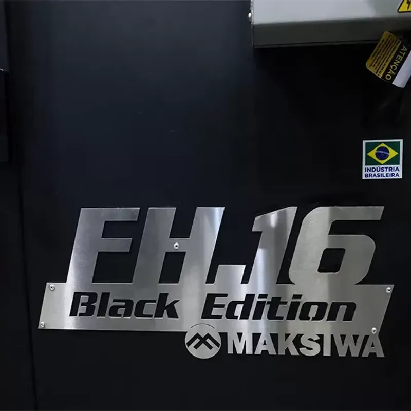 Furadeira Horizontal Reforçada 160mm 1Cv 2P Trifásico Black Edition Maksiwa