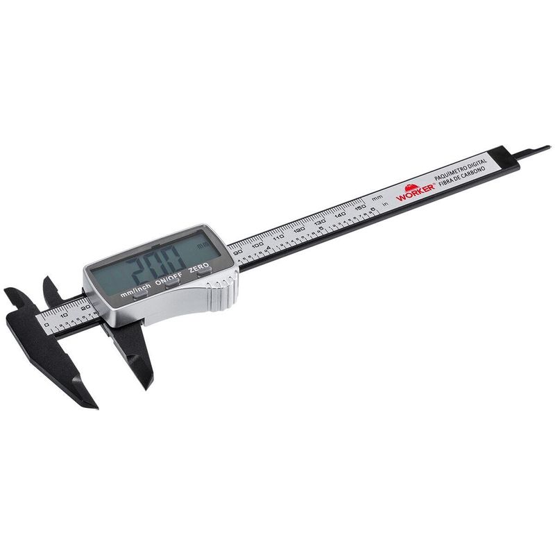 Paquímetro Digital 150mm Display LCD Worker