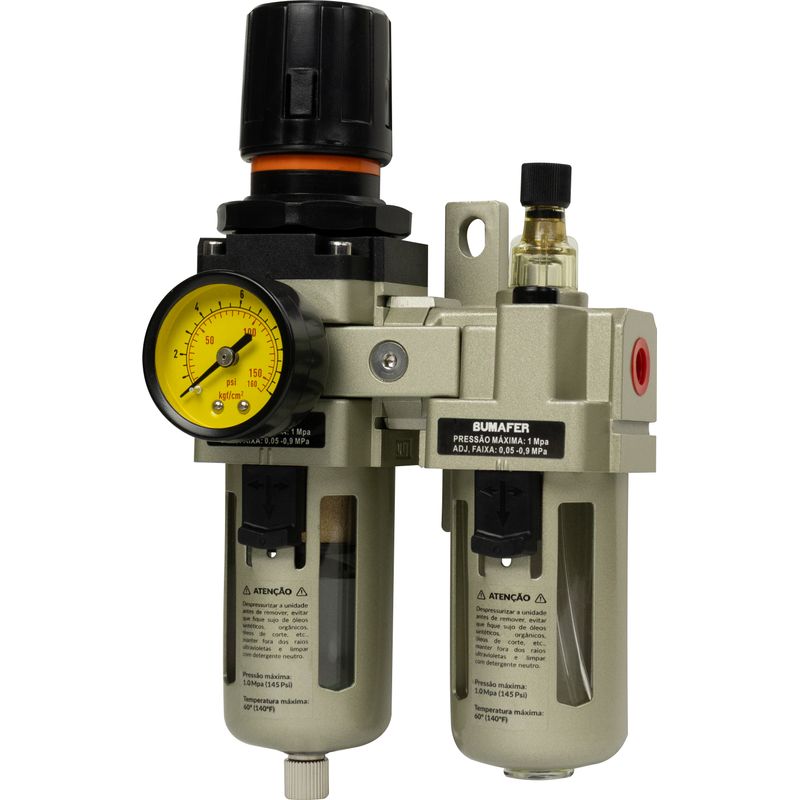 Regulador de Lubrificação AR 145 LBF/Pol 1/4 Bumafer