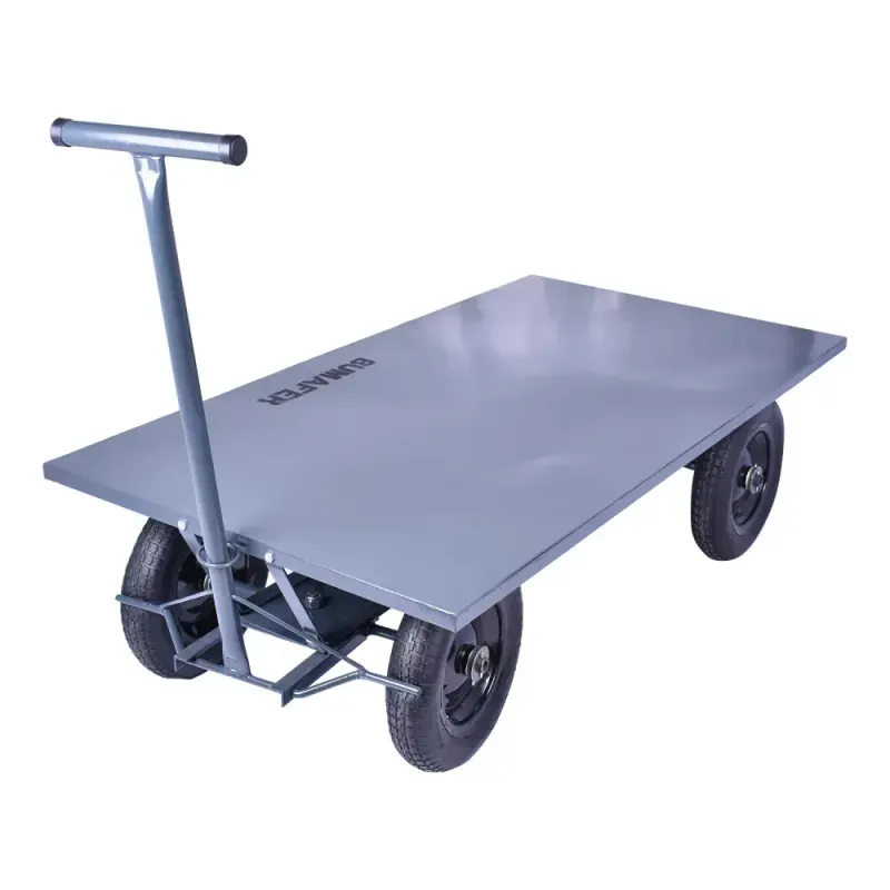 Carrinho Plataforma Aço Metálico 600Kg Bumafer