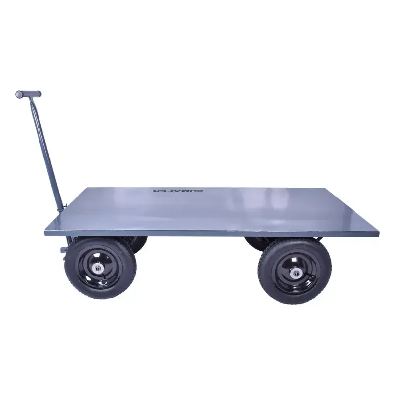Carrinho Plataforma Aço Metálico 600Kg Bumafer