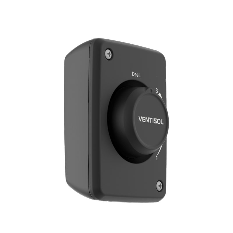 Ventilador de Parede Profissional New 60cm Preto Ventisol