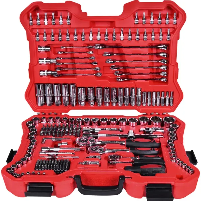 Jogo de Ferramentas Modelo 216 Peças Cromo Vanádio Bumafer