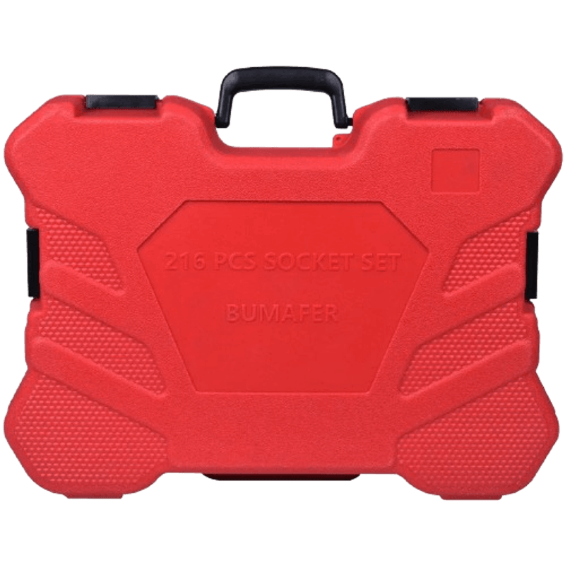 Jogo de Ferramentas Modelo 216 Peças Cromo Vanádio Bumafer