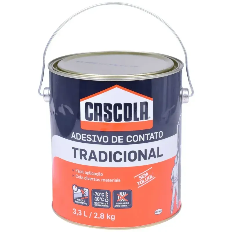 Adesivo de Contato Cascola Tradicional Sem Toluol 2,8Kg Henkel