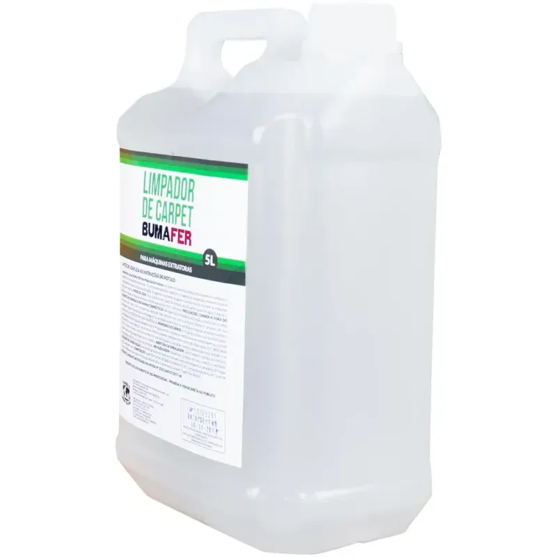 Detergente 5 Litros Extratora de Carpet Bumafer
