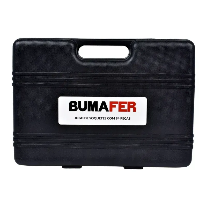 Jogo de Soquetes Sextavado com Catraca 94 Peças Bumafer