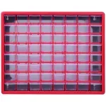 Organizador Plástico 64 Gavetas 50x16x39cm Worker