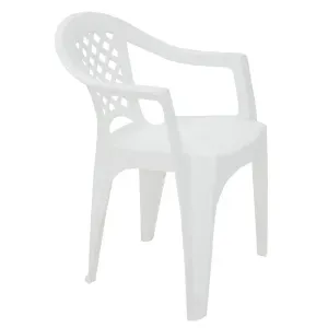 Cadeira Poltrona Iguape Branca Tramontina