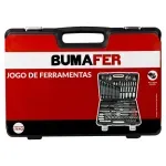 Jogo de Ferramentas 178 Peças Aço Cromo Vanádio Bumafer