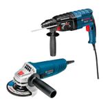 Combo Martelete Perfurador GBH 2-24 D + Esmerilhadeira GWS 850 Bosch