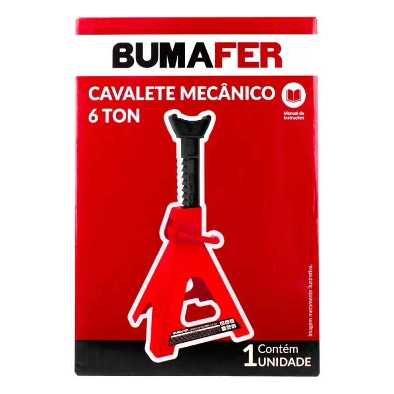 Cavaletes Mecânicos 6 Toneladas 360x585mm Bumafer