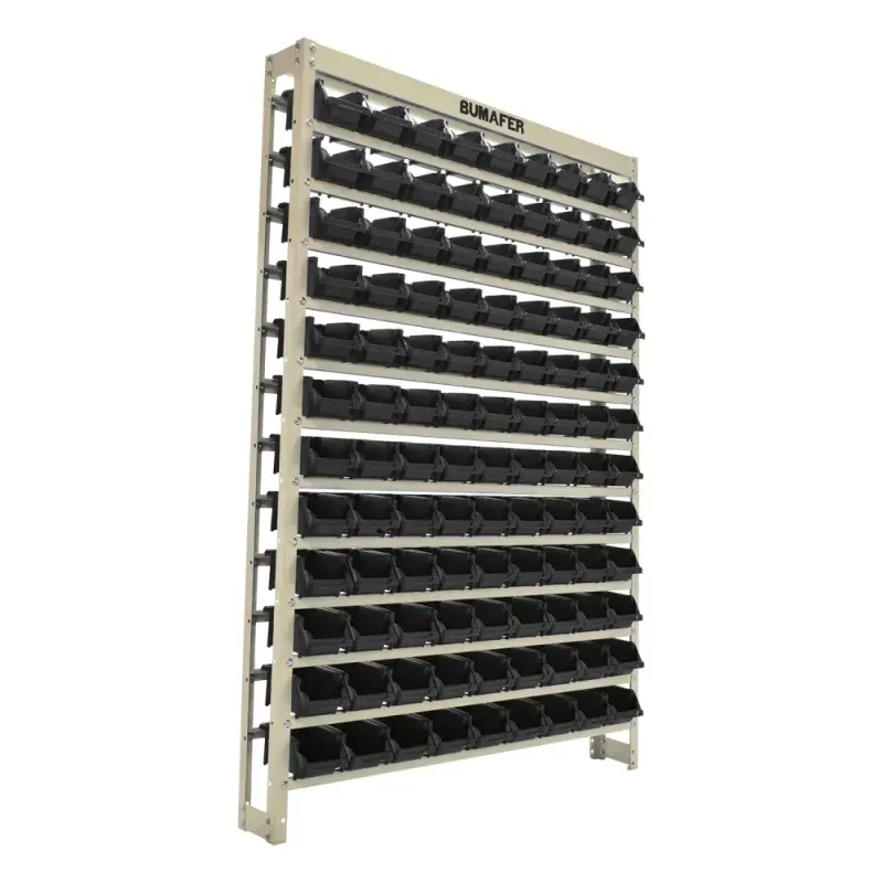 Estante Gaveteiro Nº3 Preta Bumafer