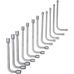 Jogo de Chaves Biela R01802012 8-19mm 12 Peças Gedore Red