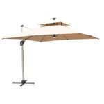 Ombrelone Lateral com LED 3X3 Alumínio Kala