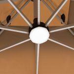 Ombrelone Lateral com LED 3X3 Alumínio Kala