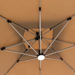 Ombrelone Lateral com LED 3X3 Alumínio Kala