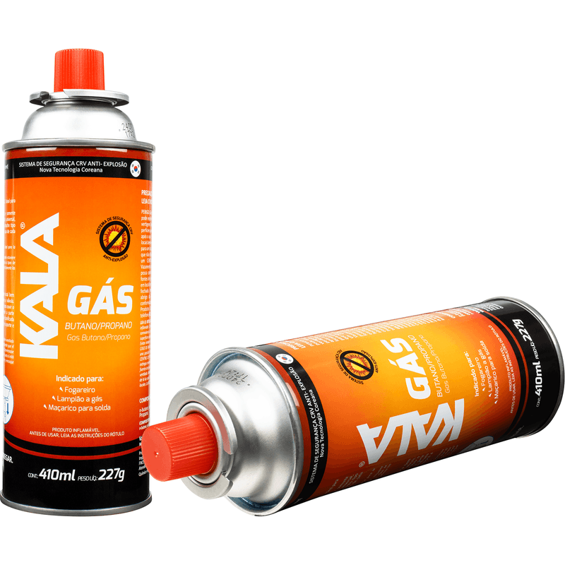 Cartucho de Gás Butano/Propano 227g 410ml Kala