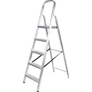 Escada de Alumínio 5 Degraus Dobrável Maestro