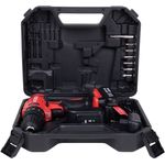 Parafusadeira 18V Impacto 1 Bat 13PCS Worker