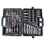 Jogo de Soquetes Sextavados e Bits 120 Peças Bumafer