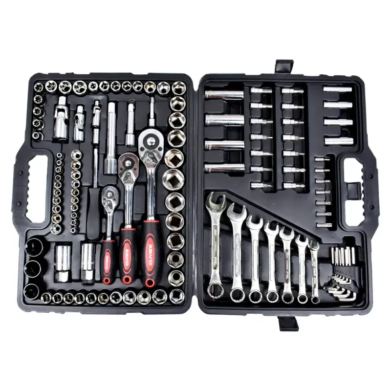 Jogo de Soquetes Sextavados e Bits 120 Peças Bumafer