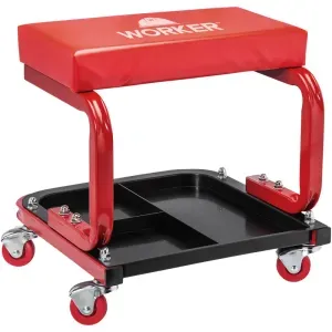 Banqueta Mecânico Fixa 100kg Worker